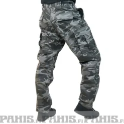 Rothco Color Camo BDU - Reisitaskuhousut, black camo