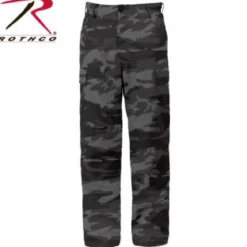Rothco Color Camo BDU - Reisitaskuhousut, black camo