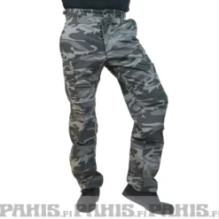 Rothco Color Camo BDU - Reisitaskuhousut, black camo