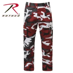 Rothco Color Camo BDU - Reisitaskuhousut, red camo