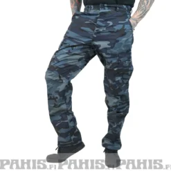 Rothco Color Camo BDU - Reisitaskuhousut, midnight blue