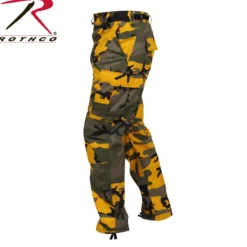 Rothco Color Camo BDU - Reisitaskuhousut, stinger yellow