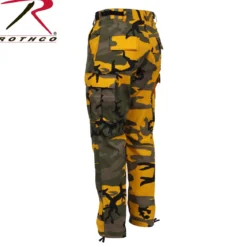 Rothco Color Camo BDU - Reisitaskuhousut, stinger yellow