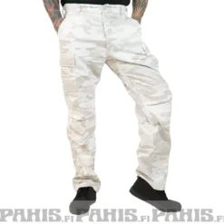 Rothco Color Camo BDU - Reisitaskuhousut, snow camo