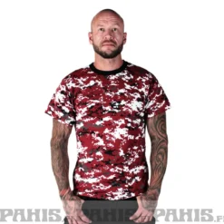 Rothco Digital Red Camo - T-paita