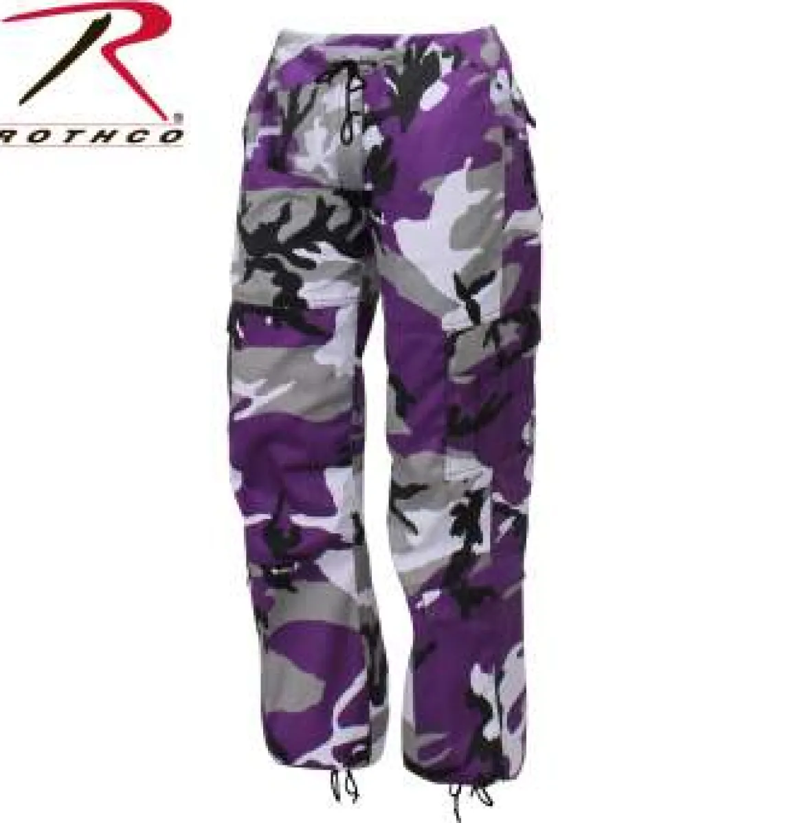 Rothco Paratrooper Colored Camo - Naisten reisitaskuhousut, ultra violet