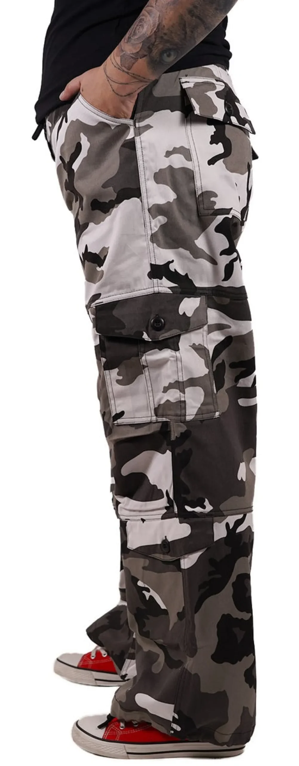 Rothco Paratrooper Colored Camo - Naisten reisitaskuhousut, city camo