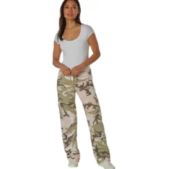 Rothco Pink Camo Vintage - Naisten reisitaskuhousut
