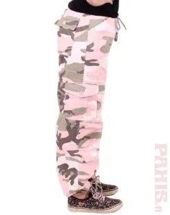 Rothco Pink Camo Vintage - Naisten reisitaskuhousut