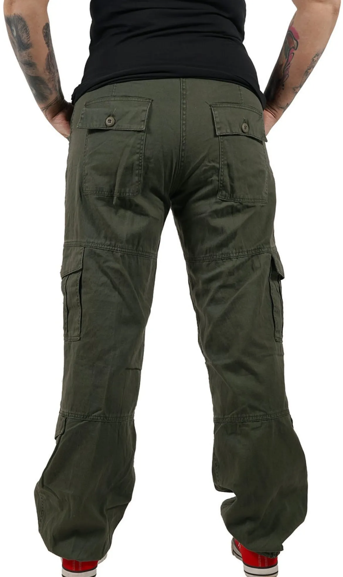 Rothco Vintage Paratrooper - Naisten reisitaskuhousut, olive drab