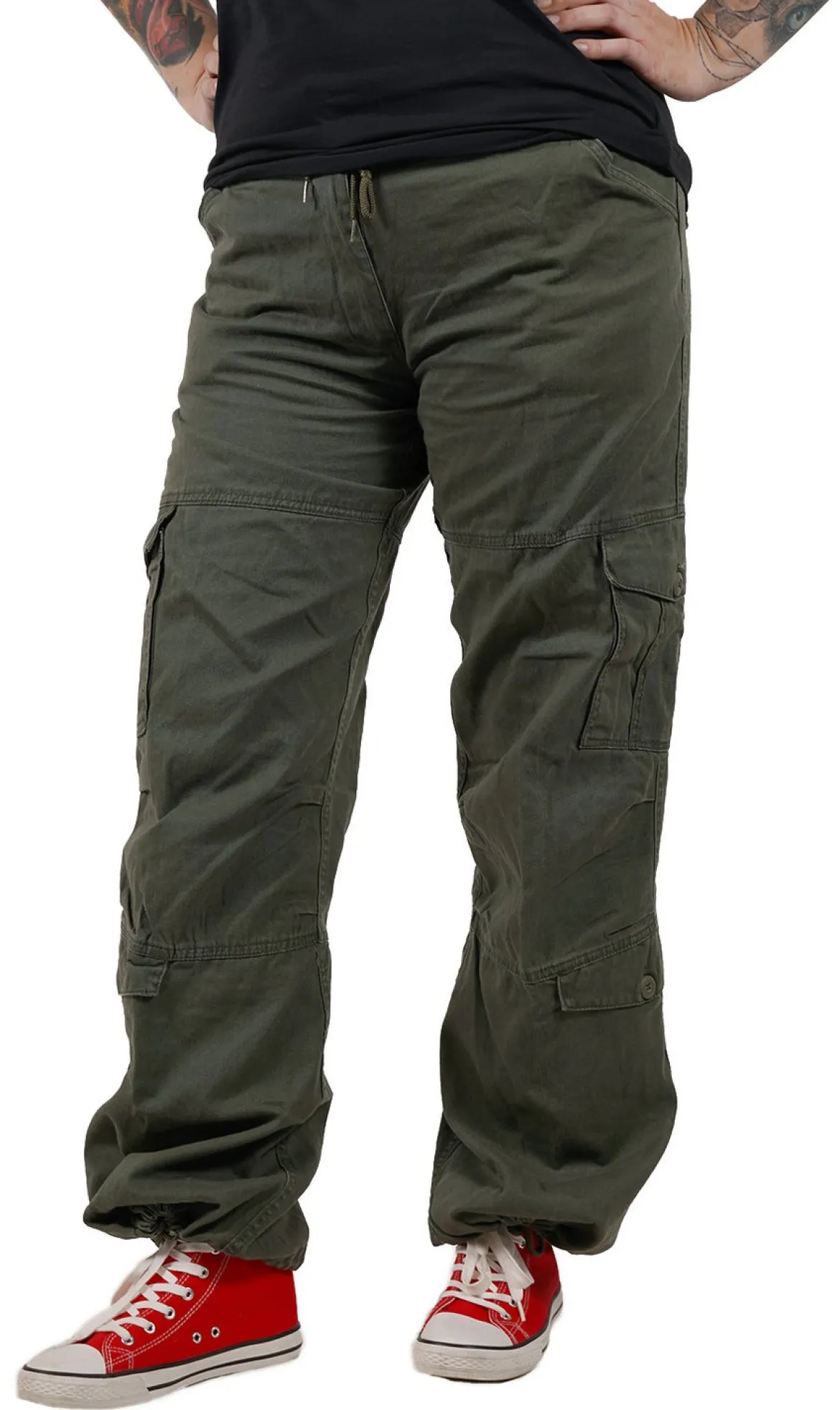 Rothco Vintage Paratrooper - Naisten reisitaskuhousut, olive drab