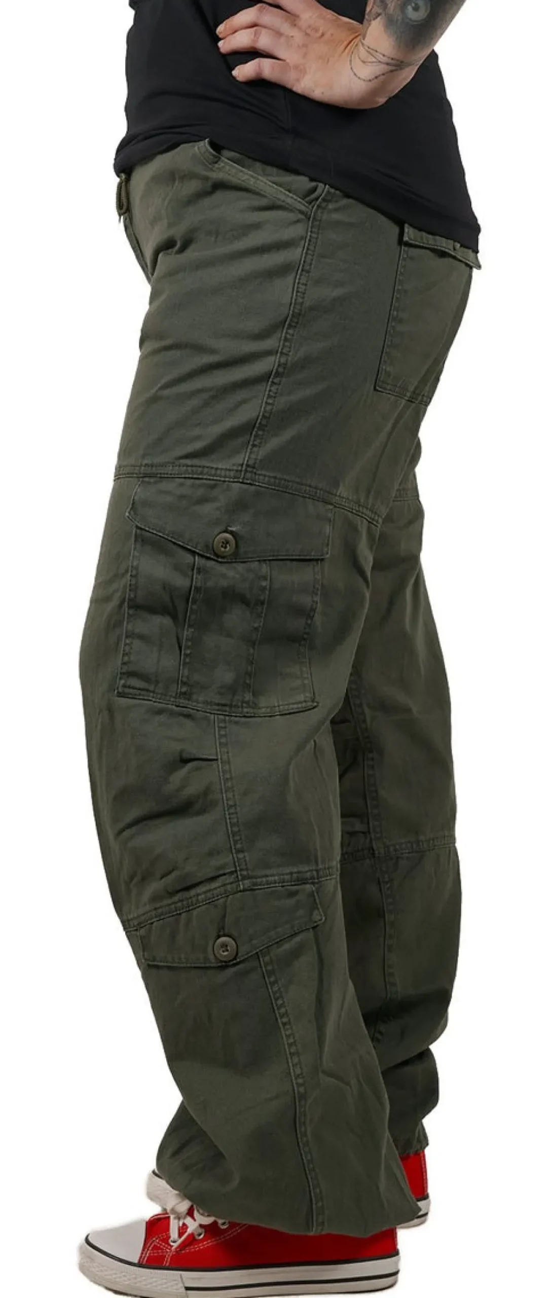 Rothco Vintage Paratrooper - Naisten reisitaskuhousut, olive drab