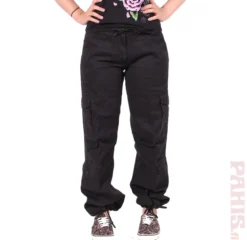 Rothco Vintage Paratrooper - Naisten reisitaskuhousut, black