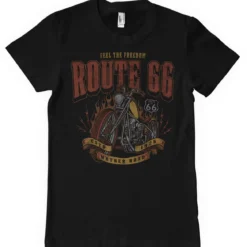Route 66 Golden Chopper - T-paita