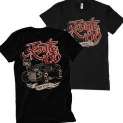 Route 66US 66 Hot Rods - T-paita