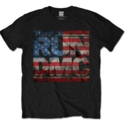 Run DMC Americana Logo - T-paita