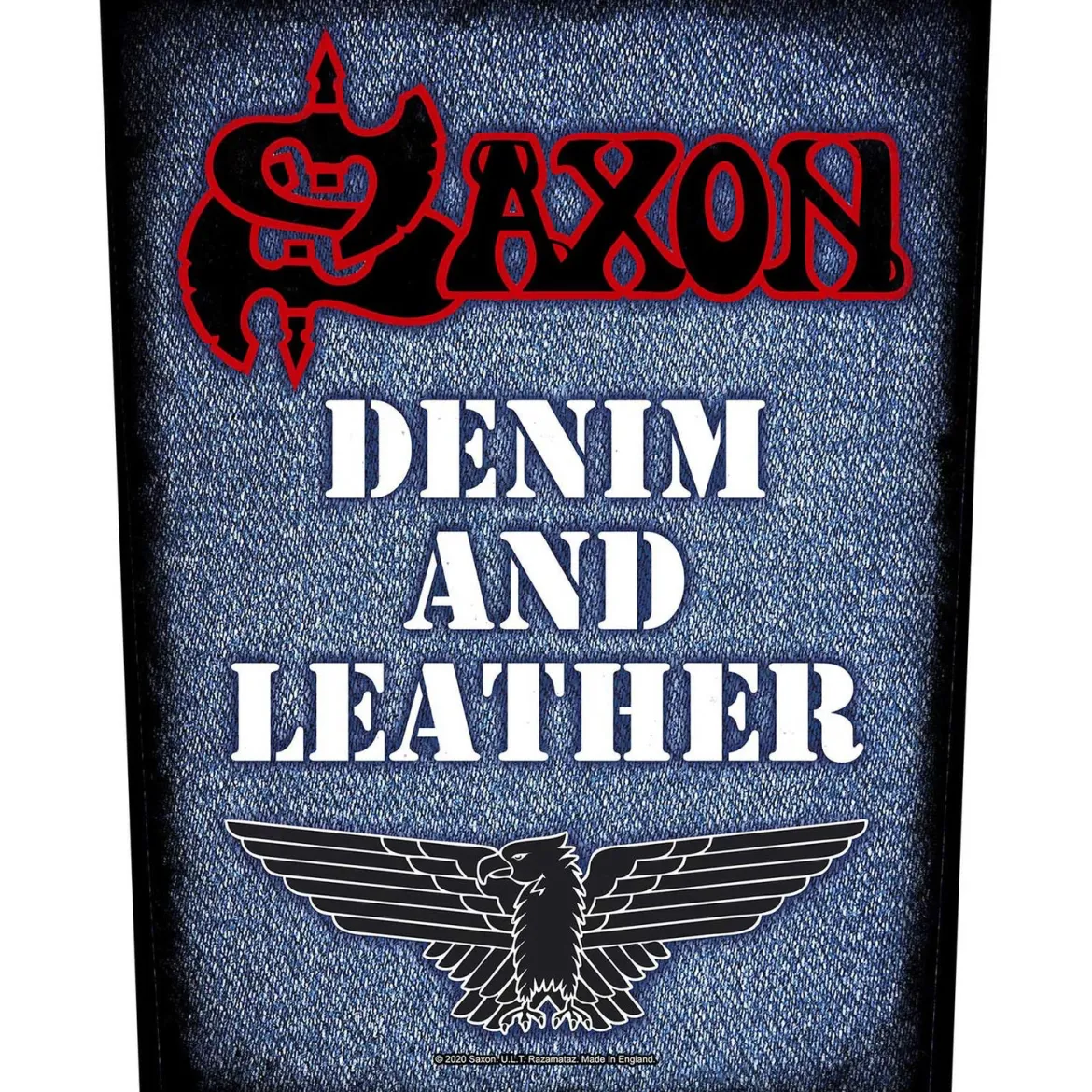 Saxon: Denim & Leather - Selkämerkki