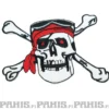 Scarf Skull - kangasmerkki