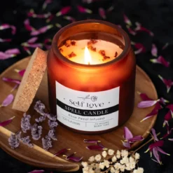 Self love - loitsukynttiläpurkki, Rose petal