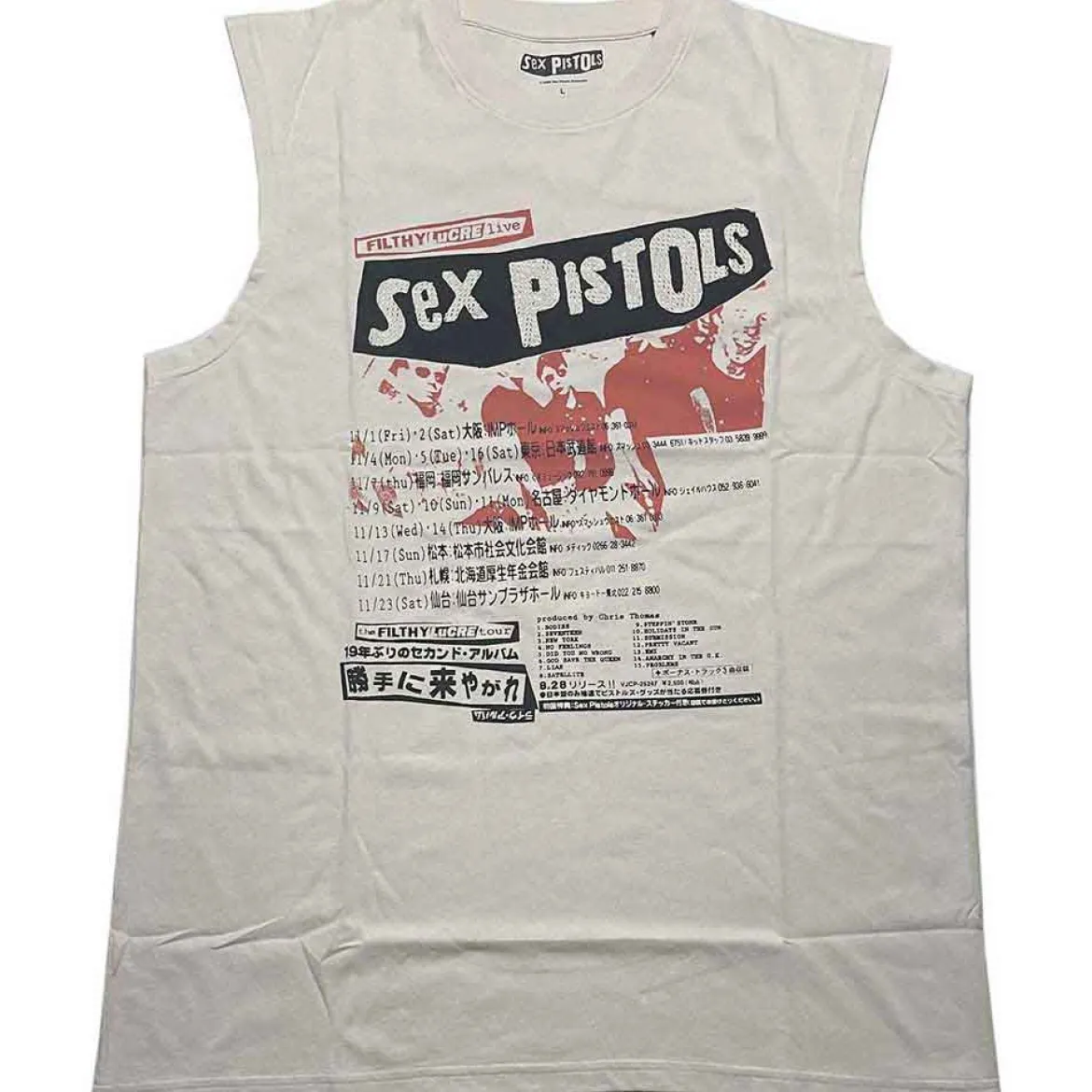 Sex Pistols Filthy Lucre - Tankki T-paita