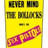 Sex Pistols Never Mind the Bollocks Yellow - Selkämerkki