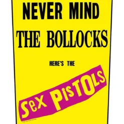 Sex Pistols Never Mind the Bollocks Yellow - Selkämerkki