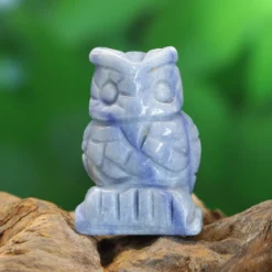 Sininen aventuriini - Pöllö, 5cm
