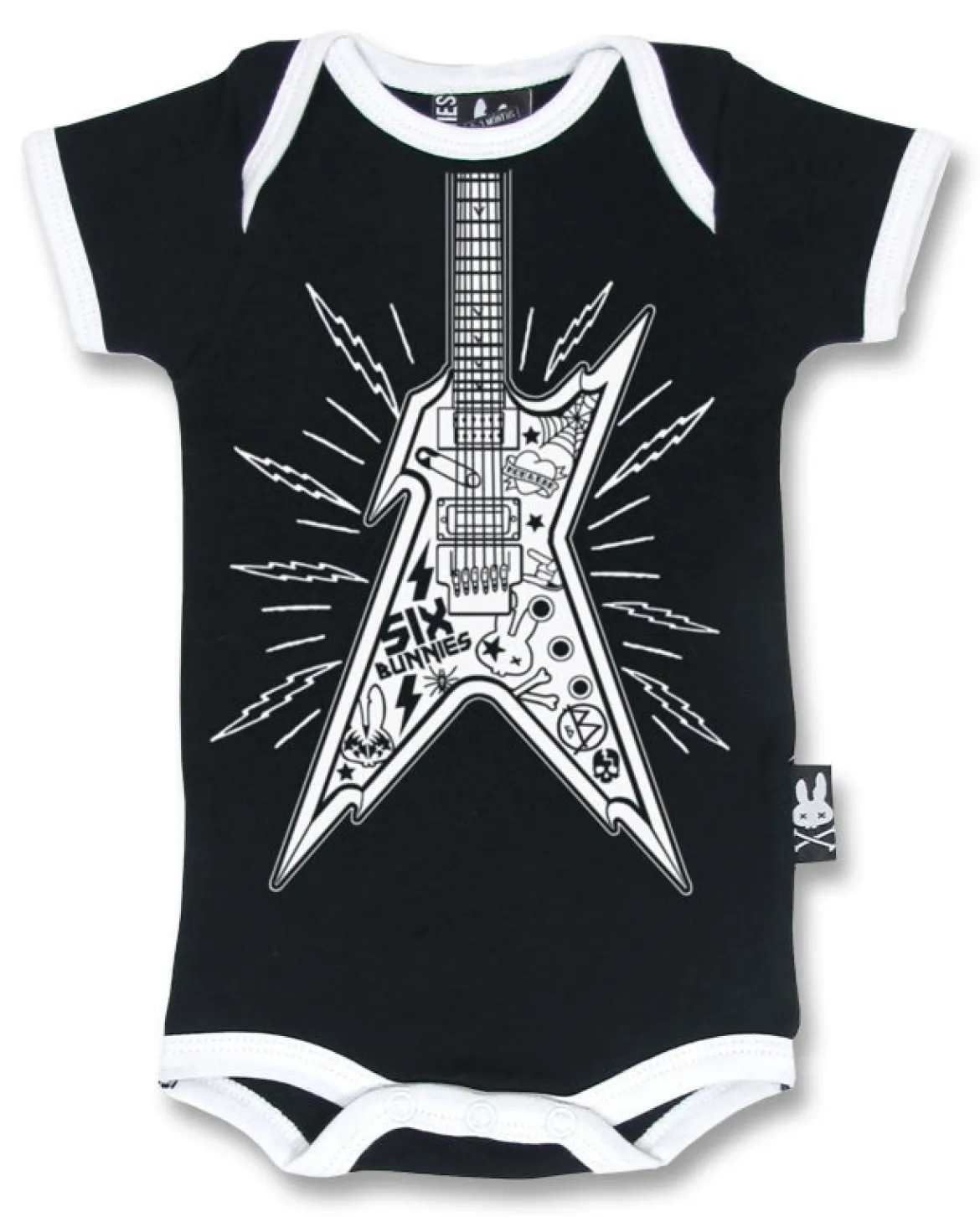 Six Bunnies Guitar - body
