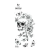 Skull drawing - siirtotatuointi