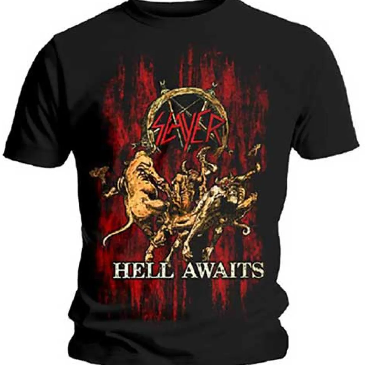 Slayer Hell Awaits - T-Paita