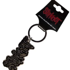 Slipknot Black Logo Black Border - Avaimenperä