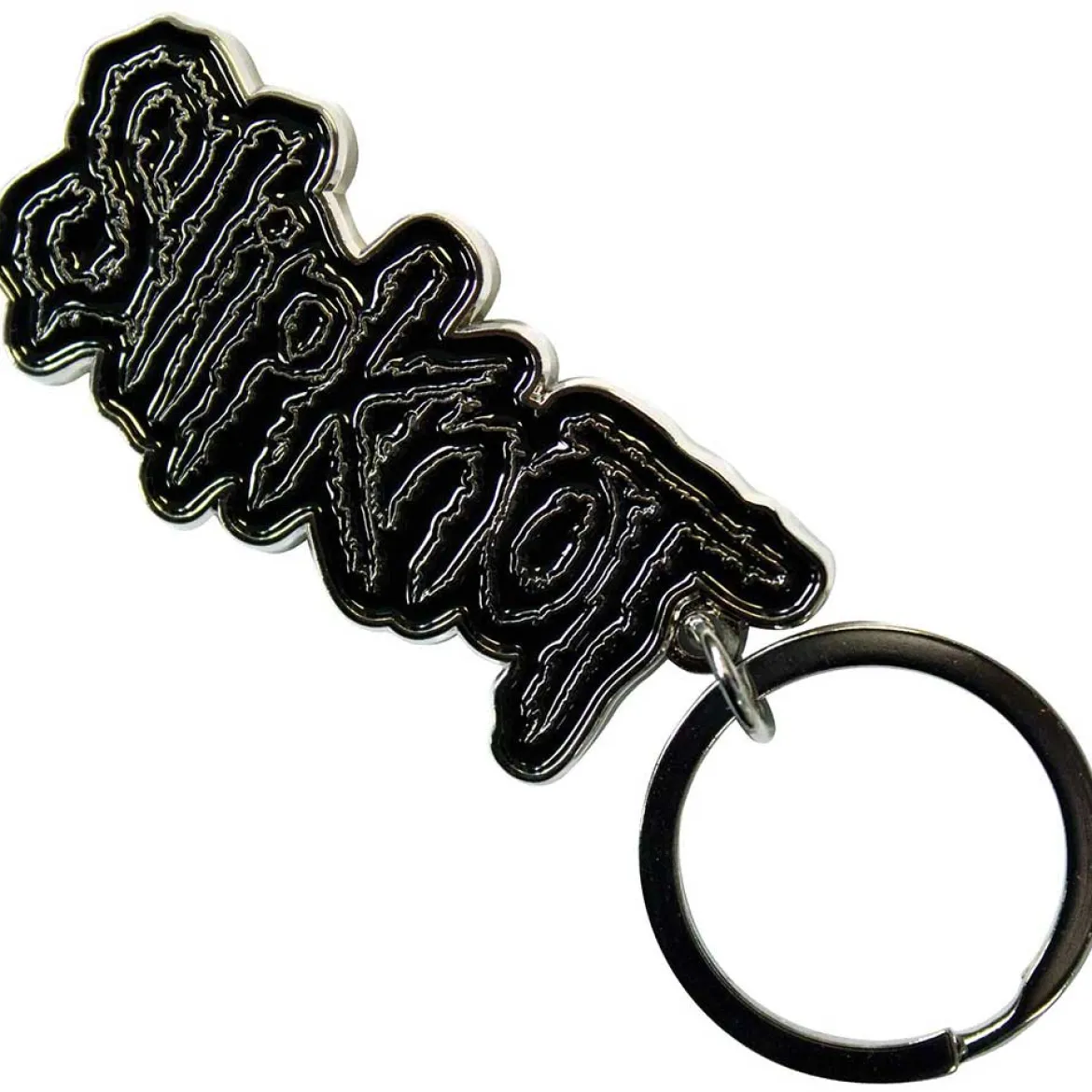 Slipknot Black Logo Black Border - Avaimenperä