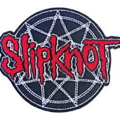 Slipknot Logo Over Nonogram- Kangasmerkki