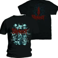 Slipknot masks 2- T-paita