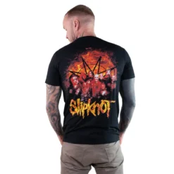 Slipknot: The end so far Flame logo - T-paita