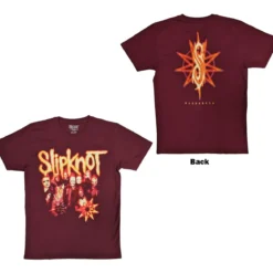 Slipknot: The End So Far Group Photo Tribal S Nonogram - T-paita