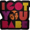Sonny & Cher I Got You Babe Faces - Kangasmerkki