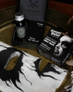 Spatanic Corpse Paint kasvonaamiosetti 1kpl, orgaaninen