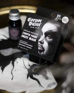 Spatanic Corpse Paint kasvonaamiosetti 1kpl, orgaaninen