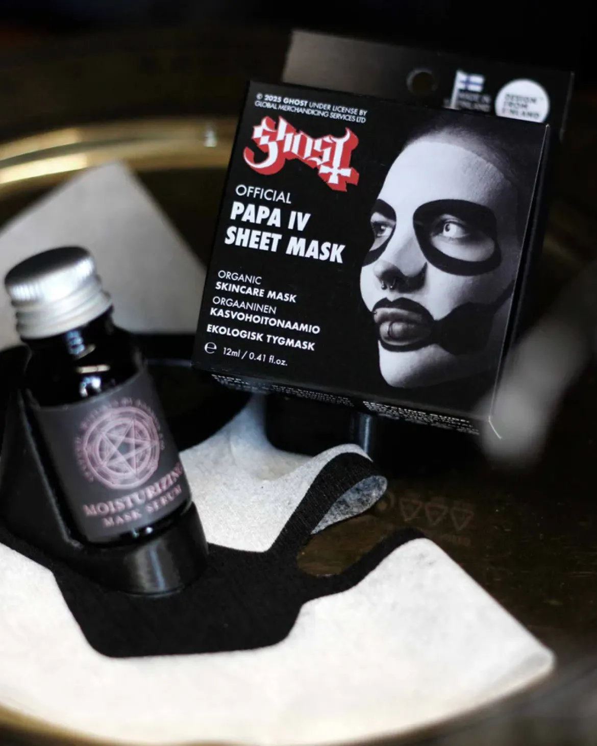 Spatanic Ghost Papa IV, kasvonaamiosetti 1kpl