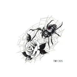 Spiderweb - pieni siirtotatuointi
