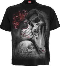 Spiral Dead Kiss - T-paita, musta