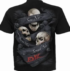 Spiral See No Evil Wrap - T-paita