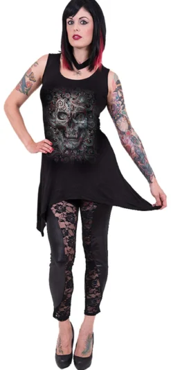Spiral Skull Illusion - Naisten mekko