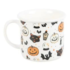Spooky cat and pumpkin - Muki