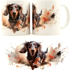 Sprinting Dachshund -Muki