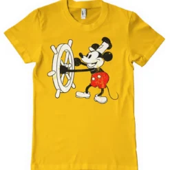 Steamboat Willie - T-paita, keltainen