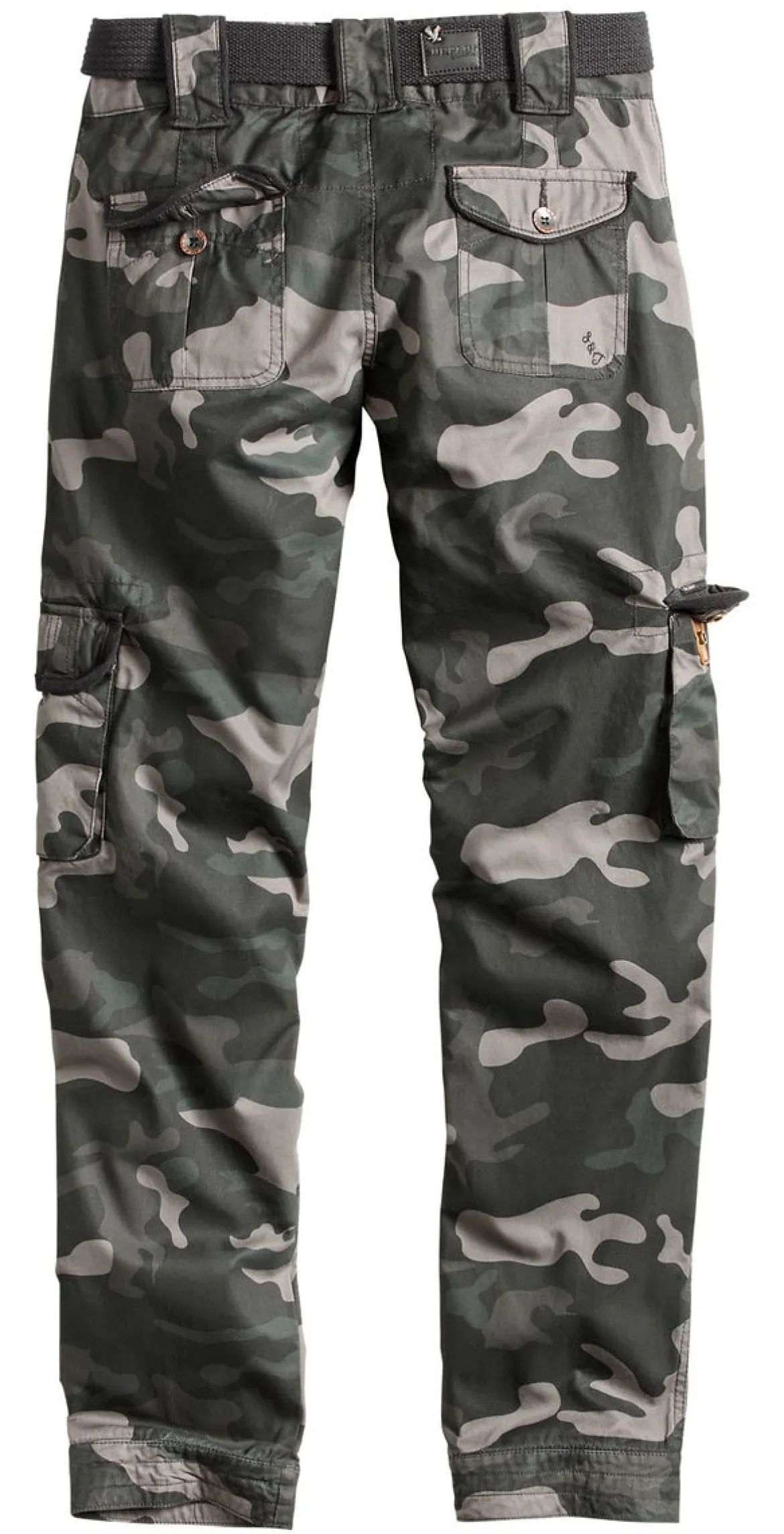 Surplus Premium Slimmy - Naisten reisitaskuhousut, black camo
