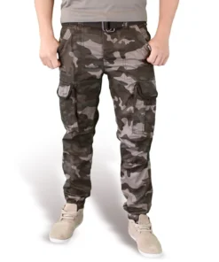 Surplus Premium Slimmy - Reisitaskuhousut, Black Camo