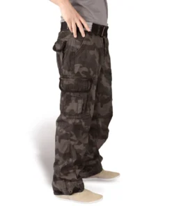 Surplus Premium Vintage - Reisitaskuhousut, black camo